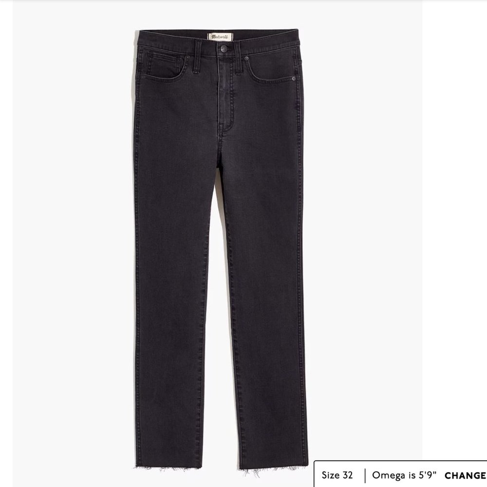 NWT - MADEWELL STOVEPIPE JEANS